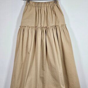 Midi Prairie Style Olive Brand Skirt